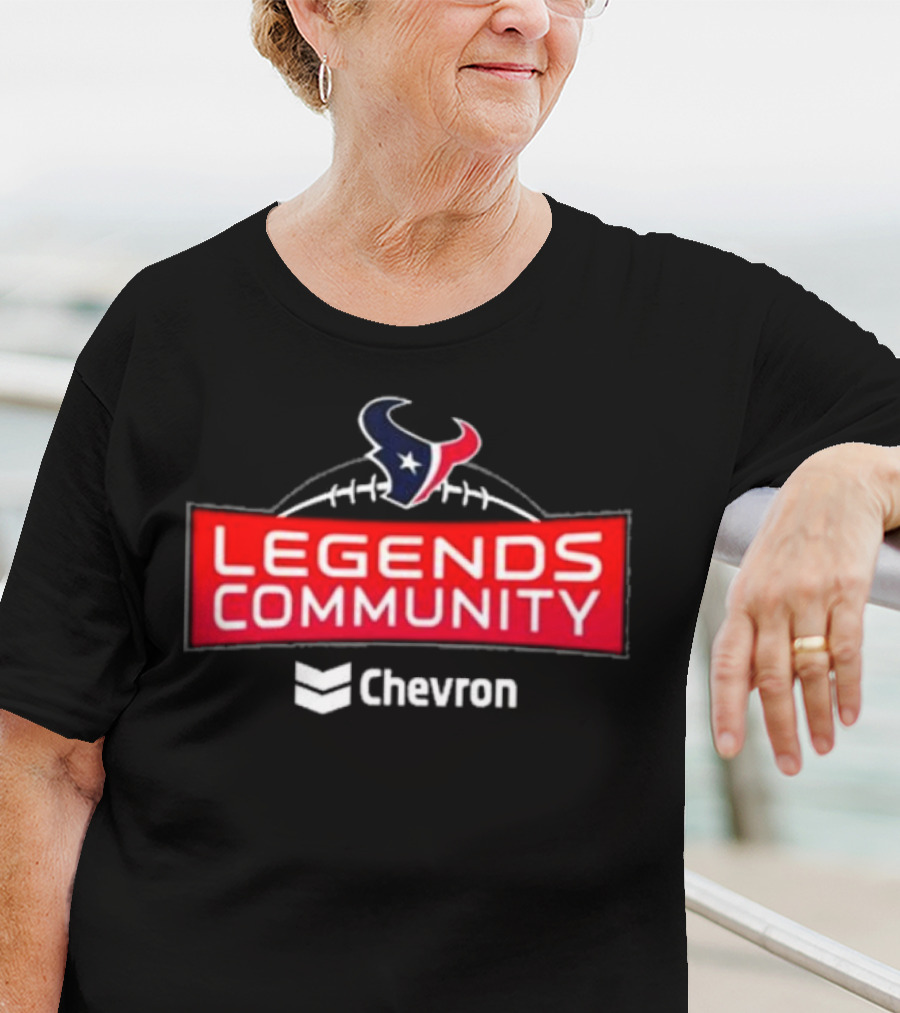 Andre Johnson Houston Texans Legends Community Chevron T-Shirt