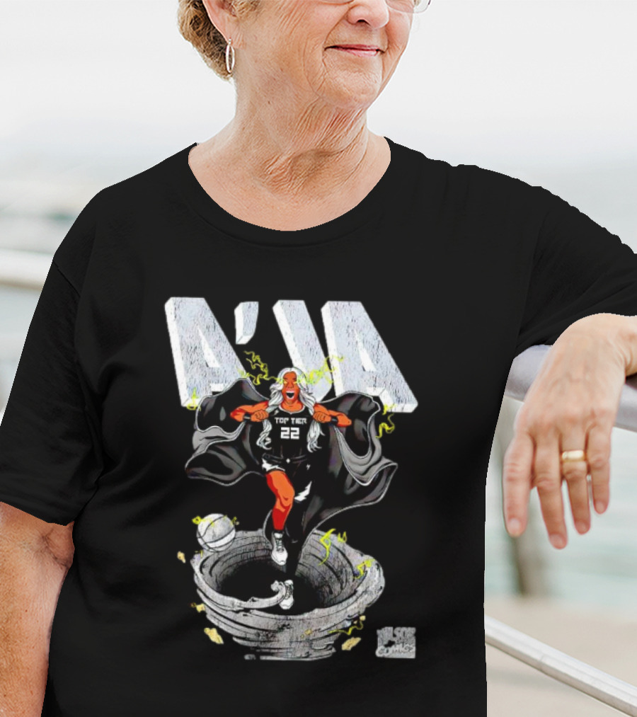 Las Vegas Aces A'ja Wilson 22 Top Tier Superhero Wilson Comics T-Shirt