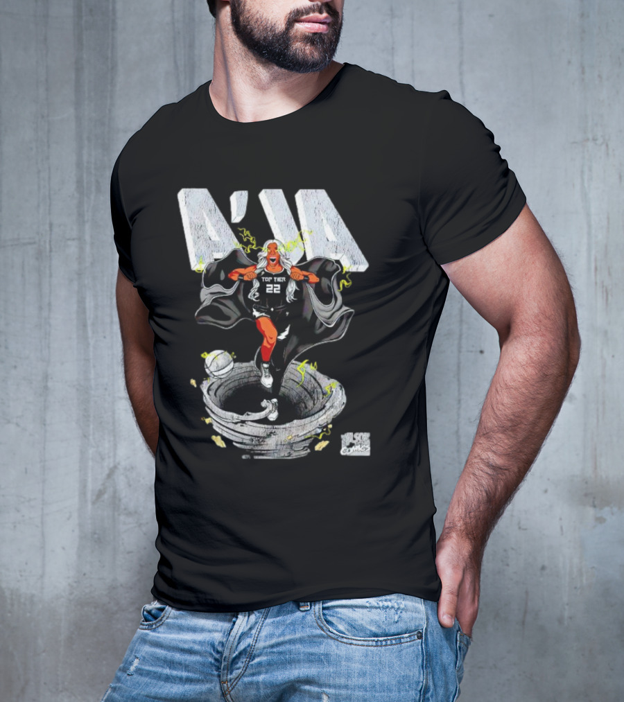 Las Vegas Aces A'ja Wilson 22 Top Tier Superhero Wilson Comics T-Shirt