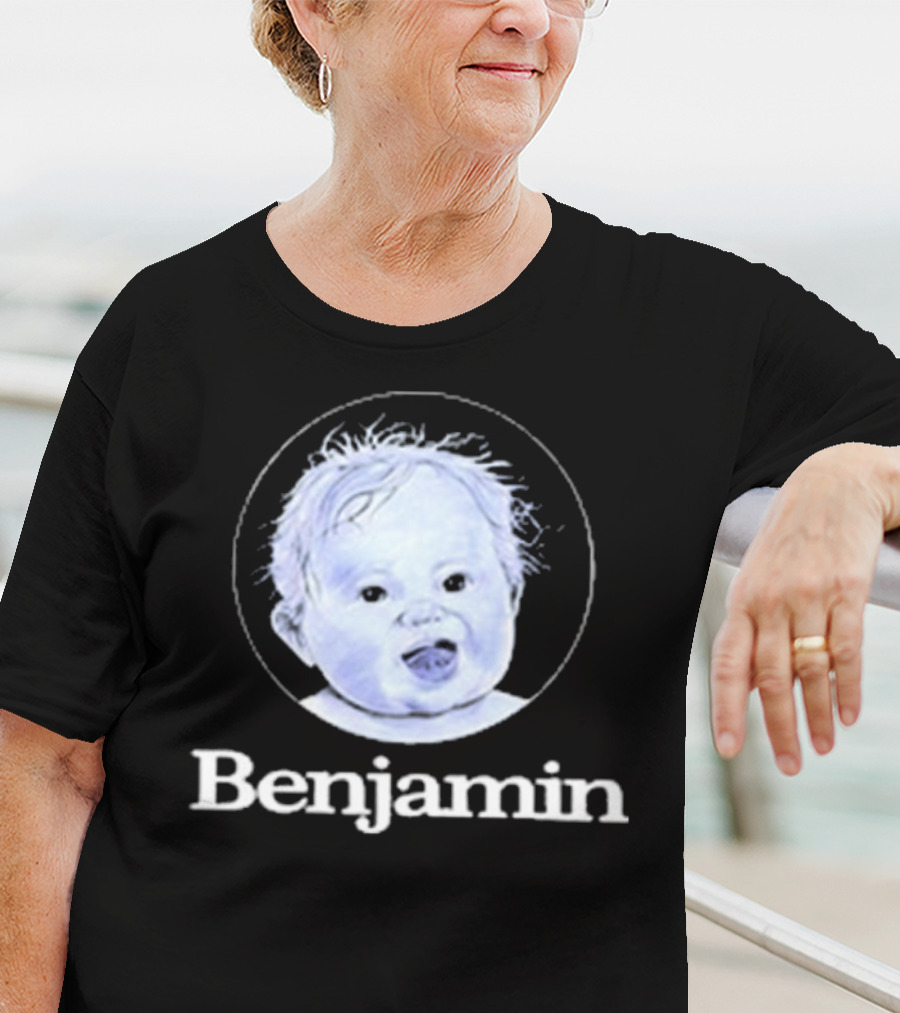 Garrett Watts Baby Benjamin Funny Sketch Drawing T-Shirt