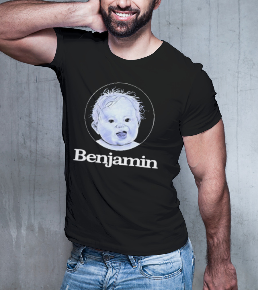 Garrett Watts Baby Benjamin Funny Sketch Drawing T-Shirt