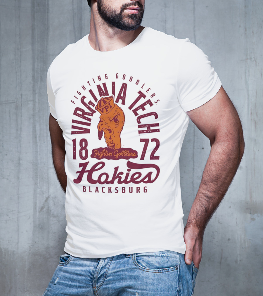 Virginia Tech Hokies Fightin' Gobblers 1872 Blacksburg VPI T-Shirt