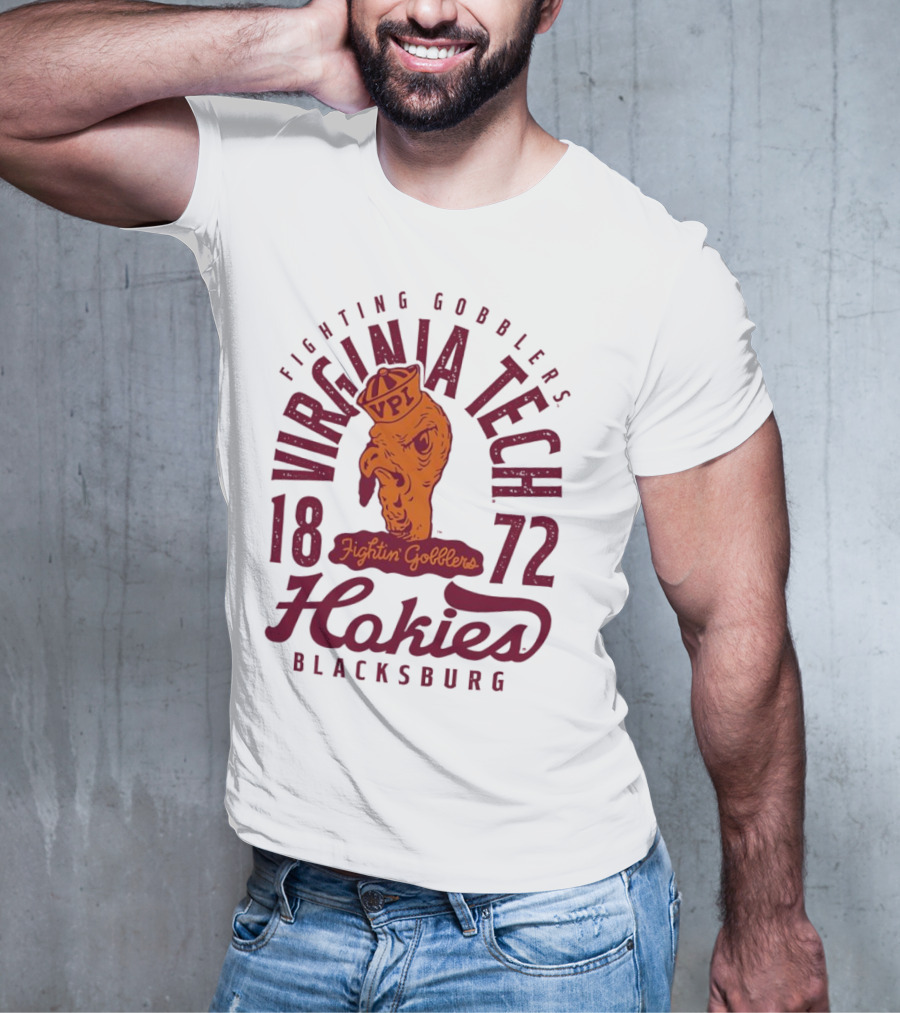 Virginia Tech Hokies Fightin' Gobblers 1872 Blacksburg VPI T-Shirt