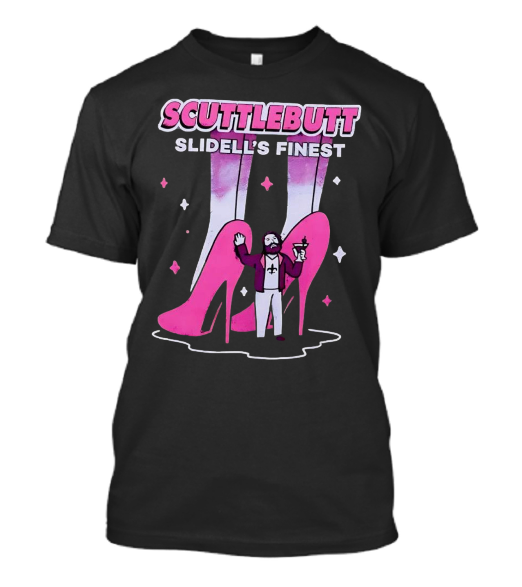 Scuttlebutt Slidell's Finest High Heels And Cocktail Character T-Shirt