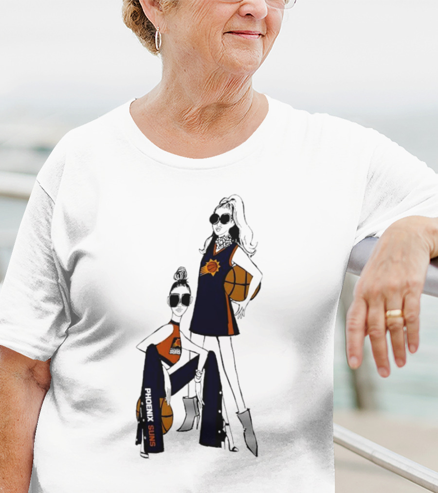 Phoenix Suns G-III 4Her Basketball Girls Fitted Fashion T-Shirt