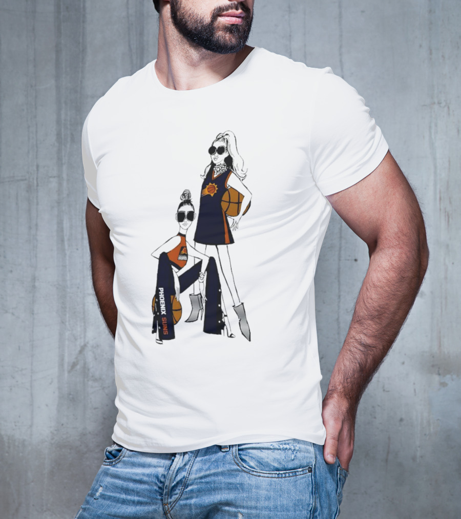 Phoenix Suns G-III 4Her Basketball Girls Fitted Fashion T-Shirt