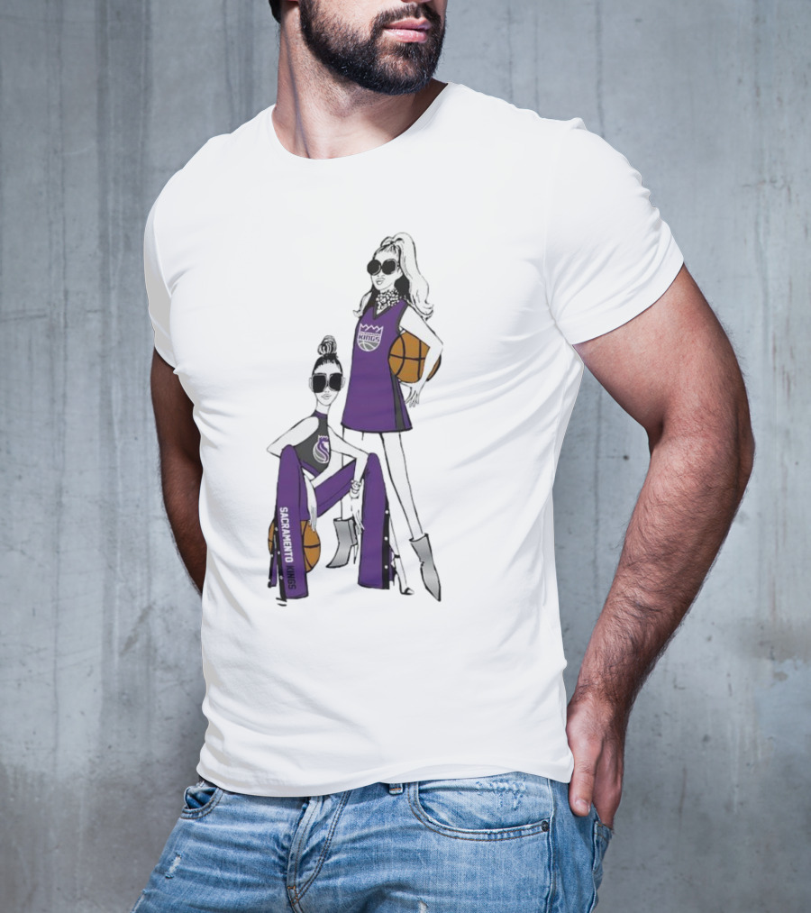 Sacramento Kings G-III 4Her Basketball Girls Fashion T-Shirt