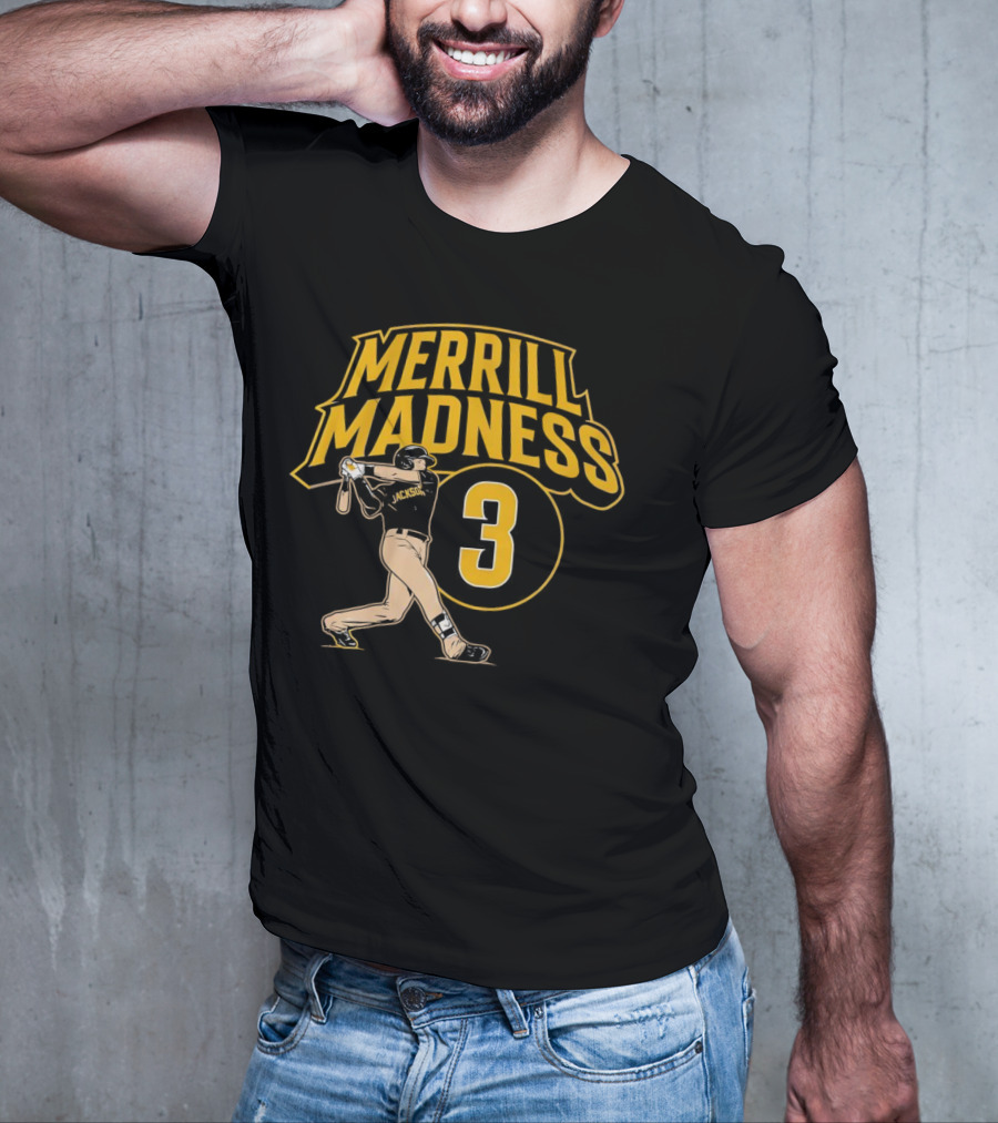 Merrill Madness 3 Jackson San Diego Padres T-Shirt