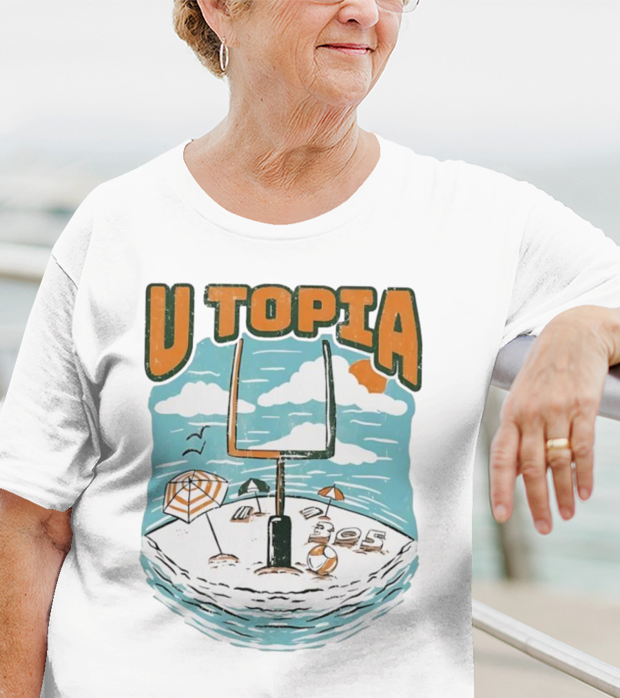 Miami Hurricanes U Topia 305 Beach Paradise T-Shirt