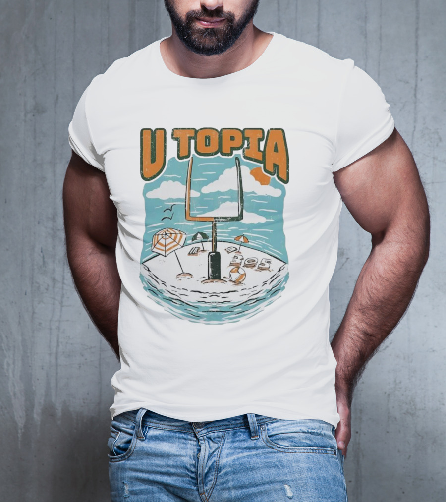 Miami Hurricanes U Topia 305 Beach Paradise T-Shirt