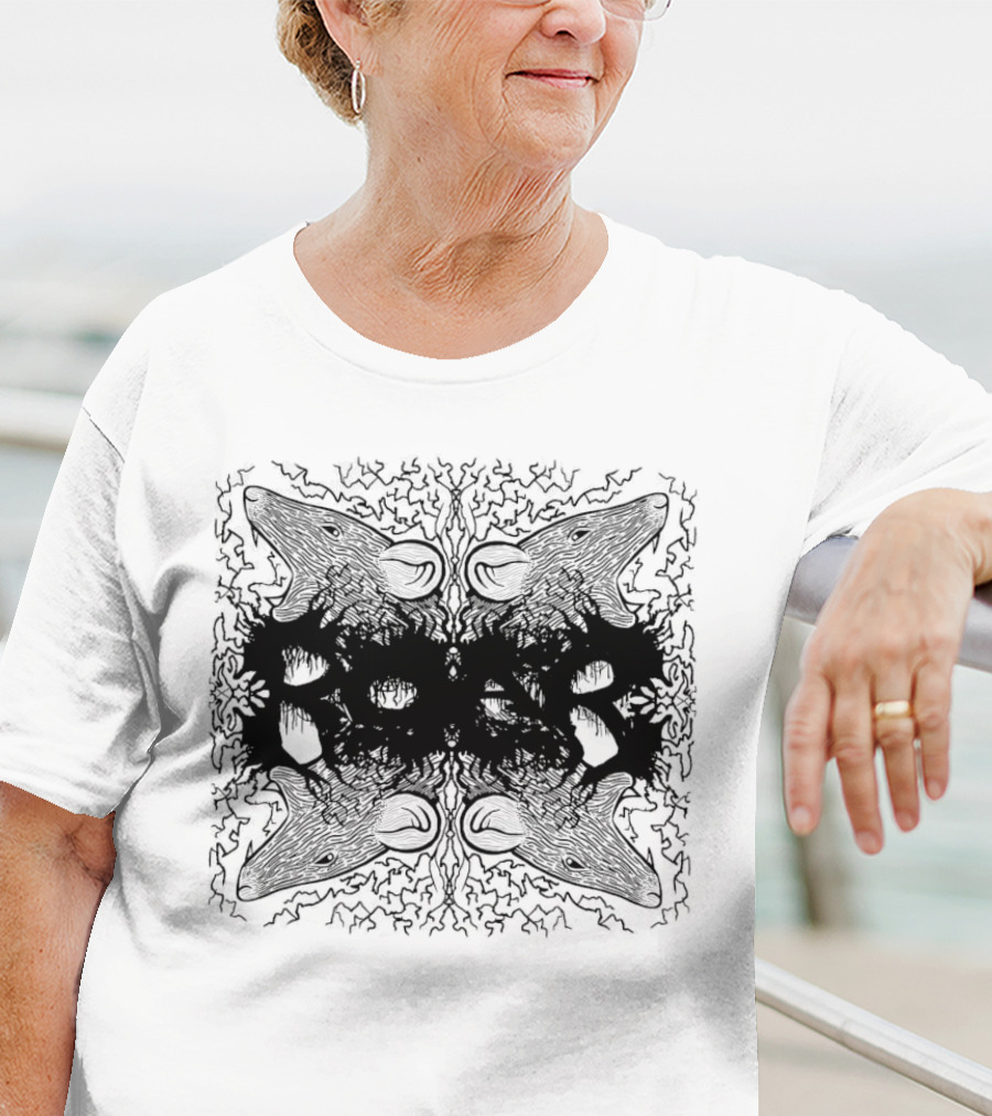 Rat King Mirror Rats Symmetrical T-Shirt