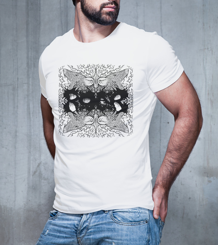 Rat King Mirror Rats Symmetrical T-Shirt
