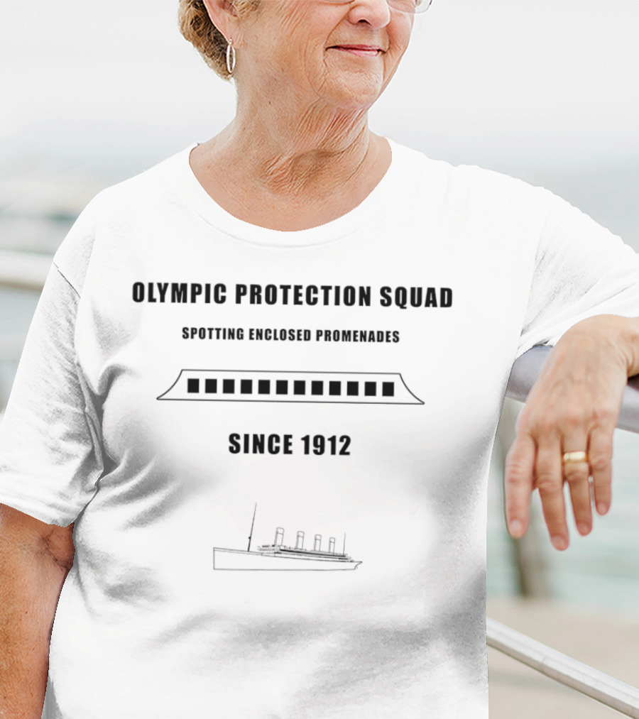 Olympic Protection Squad Spotting Enclosed Promenades Since 1912 T-Shirt