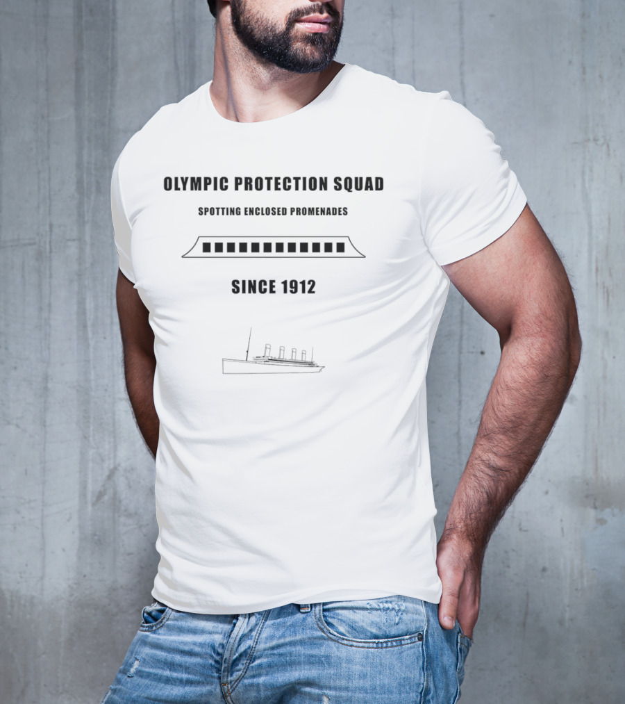 Olympic Protection Squad Spotting Enclosed Promenades Since 1912 T-Shirt