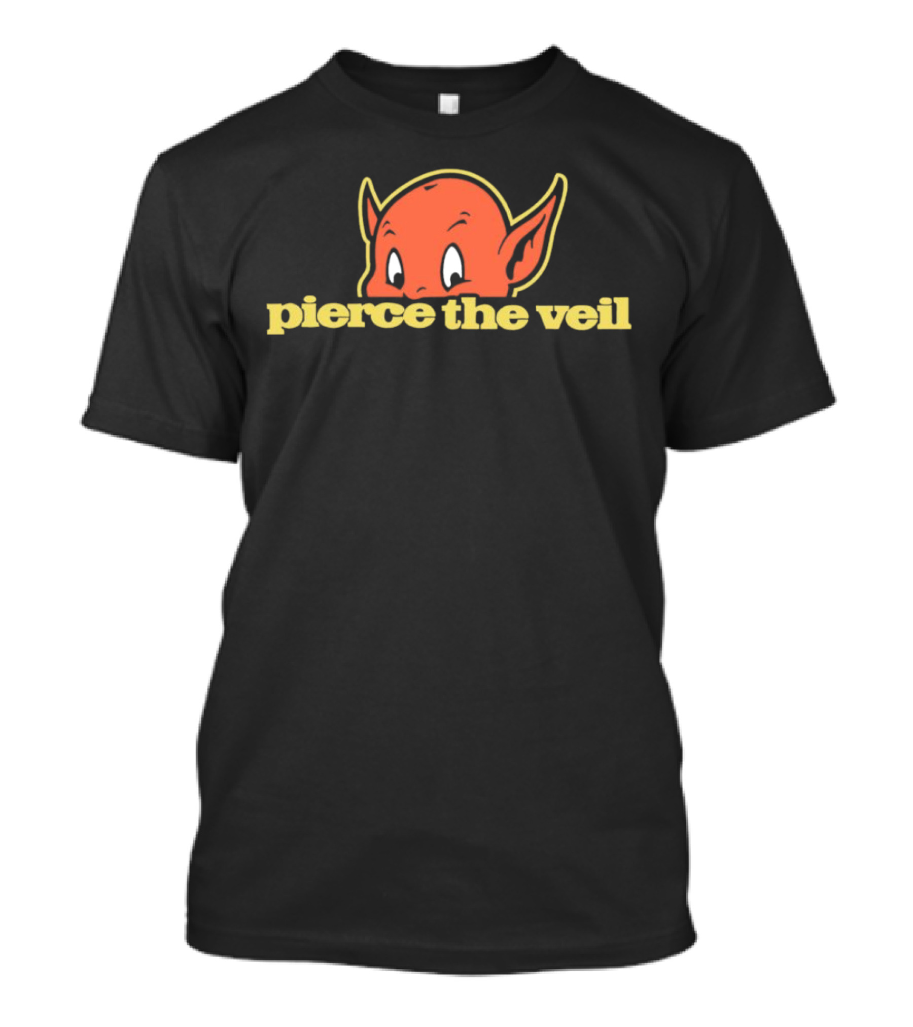 Pierce The Veil Devil Icon Red Cartoon Head T-Shirt