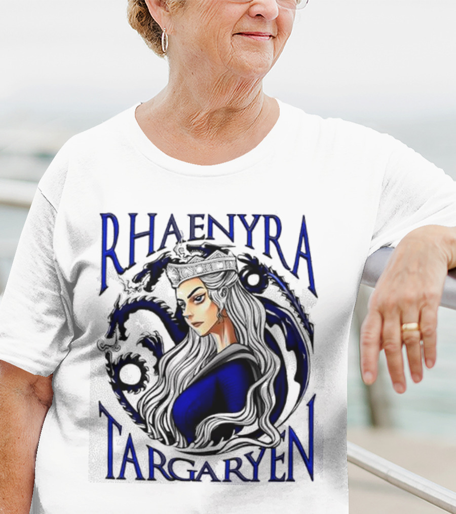 Rhaenyra Targaryen Dragon Emblem Royalty T-Shirt