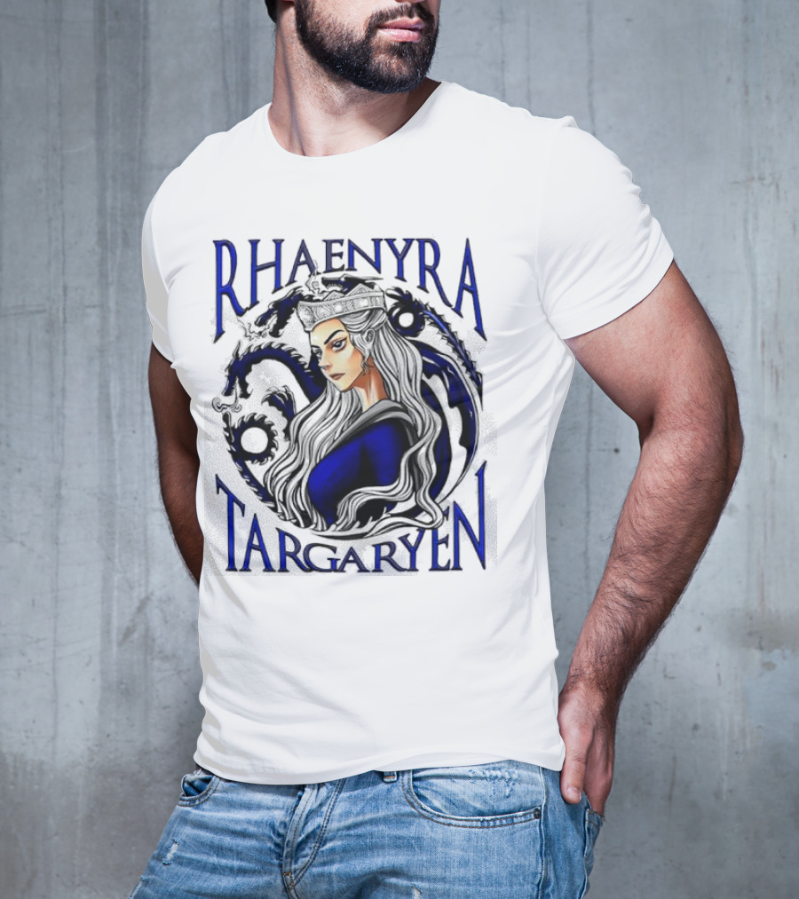 Rhaenyra Targaryen Dragon Emblem Royalty T-Shirt