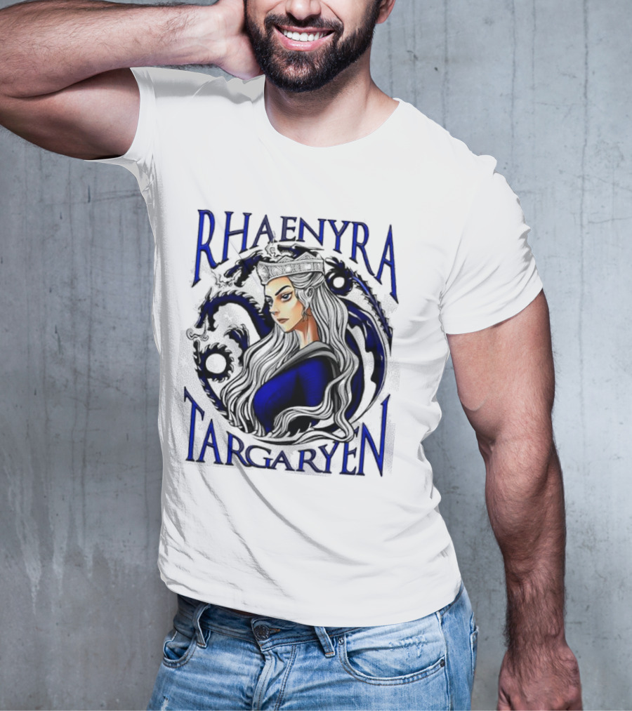 Rhaenyra Targaryen Dragon Emblem Royalty T-Shirt