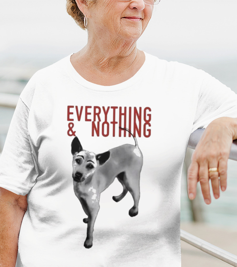 David Sylvian Everything And Nothing Dog Image Everything And Nothing T-Shirt
