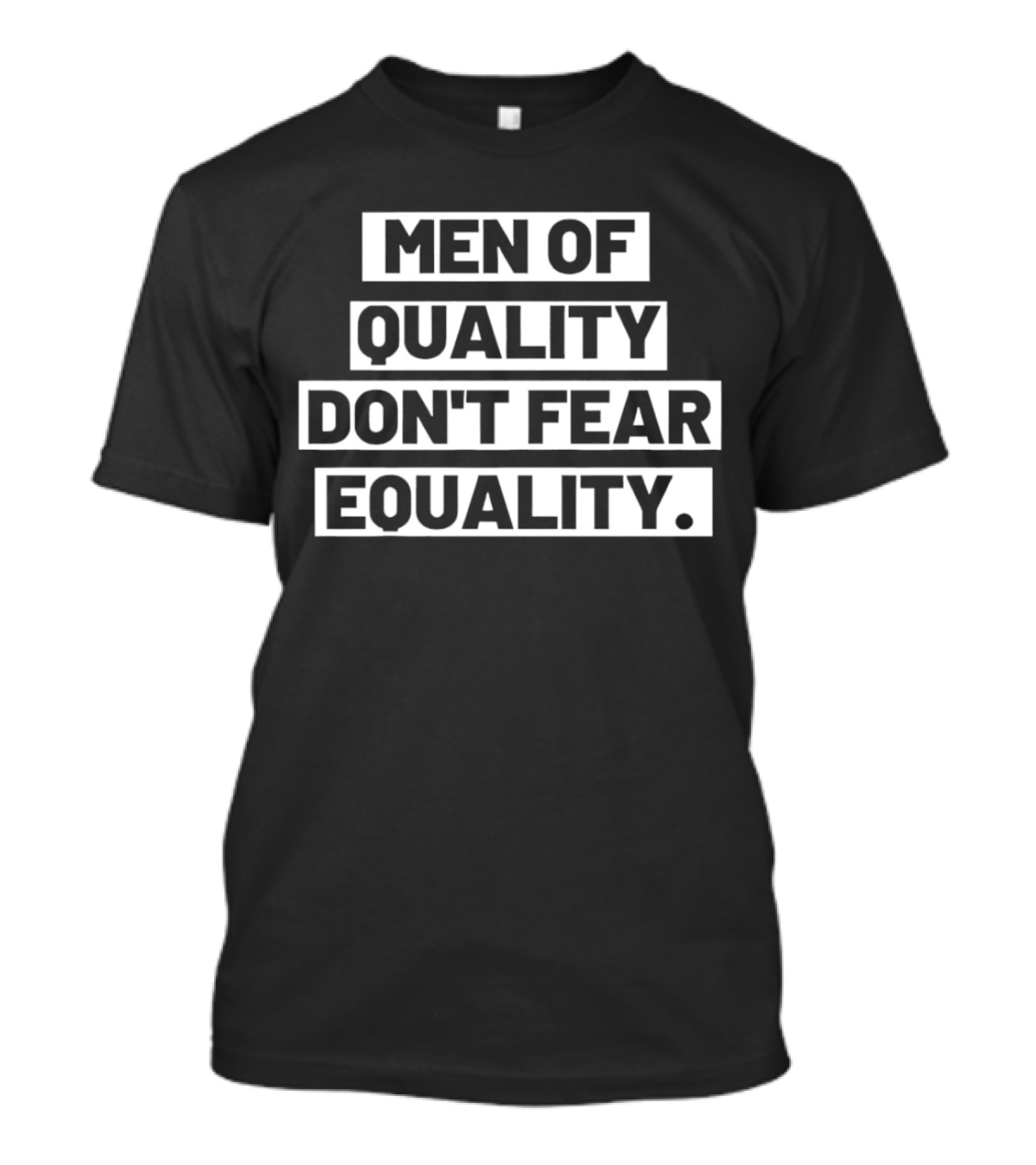 Men Of Quality Don't Fear Equality T-Shirt