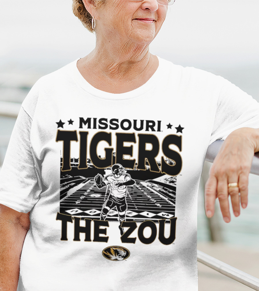 Missouri Tigers The Zou Football Gameday Couture T-Shirt
