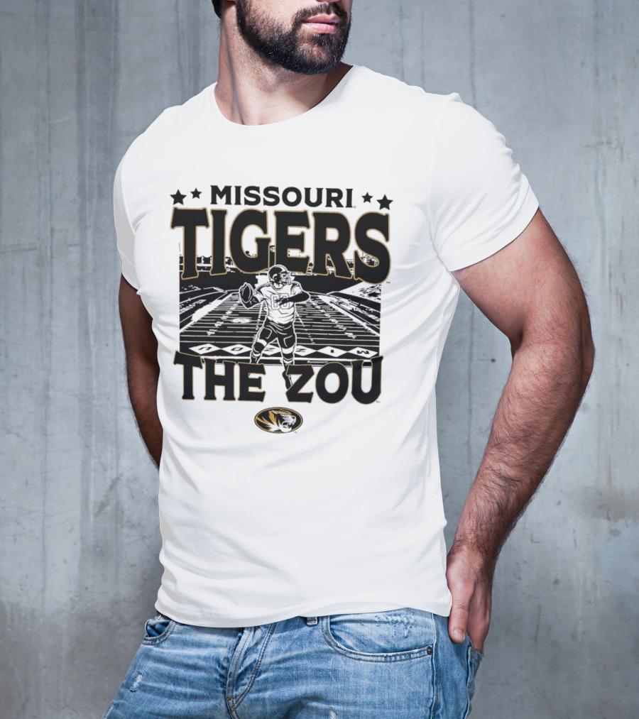 Missouri Tigers The Zou Football Gameday Couture T-Shirt