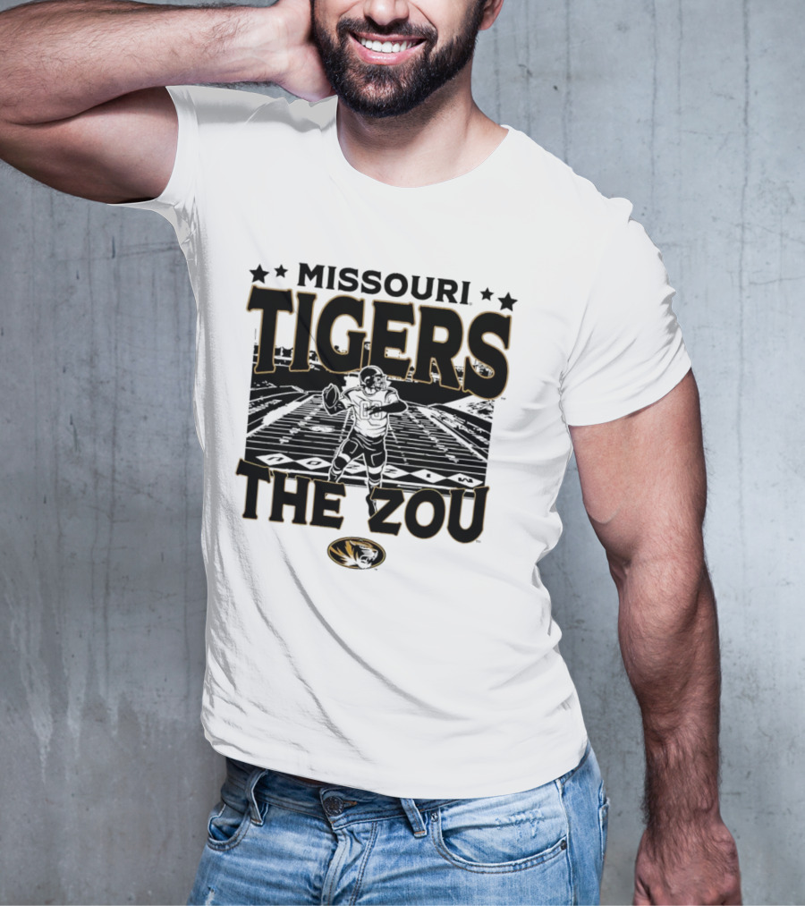 Missouri Tigers The Zou Football Gameday Couture T-Shirt