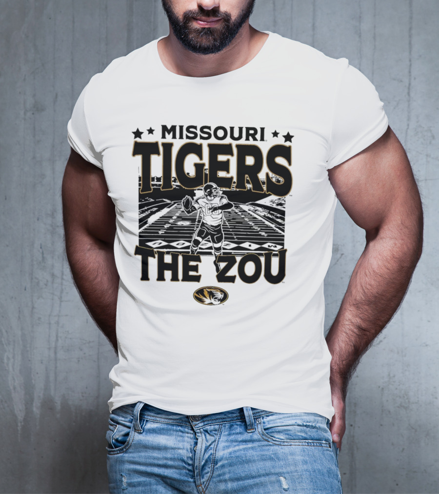 Missouri Tigers The Zou Football Gameday Couture T-Shirt