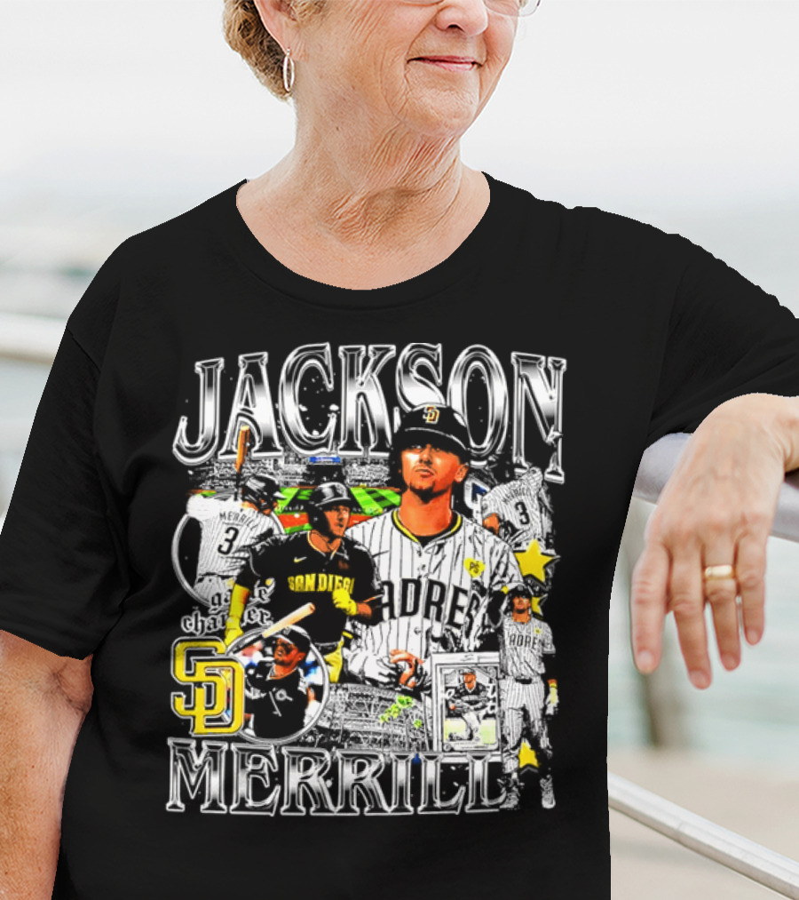 Jackson Merrill Padres SD Baseball T-Shirt