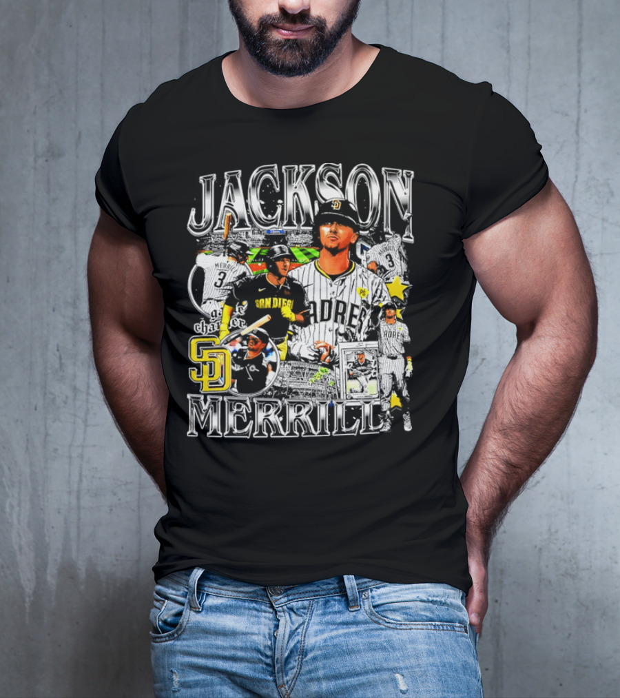 Jackson Merrill Padres SD Baseball T-Shirt