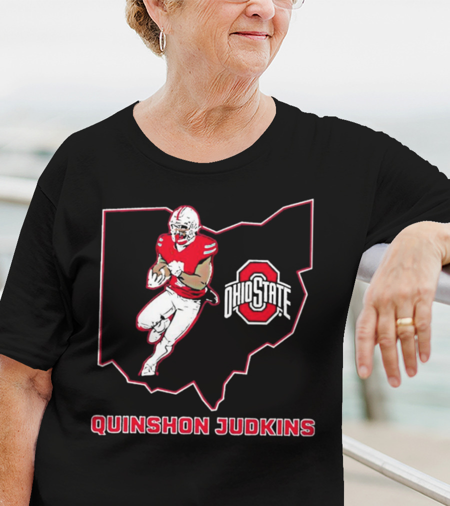 QUINSHON JUDKINS OHIO STATE BUCKEYES RUNNING BACK STAR T-Shirt
