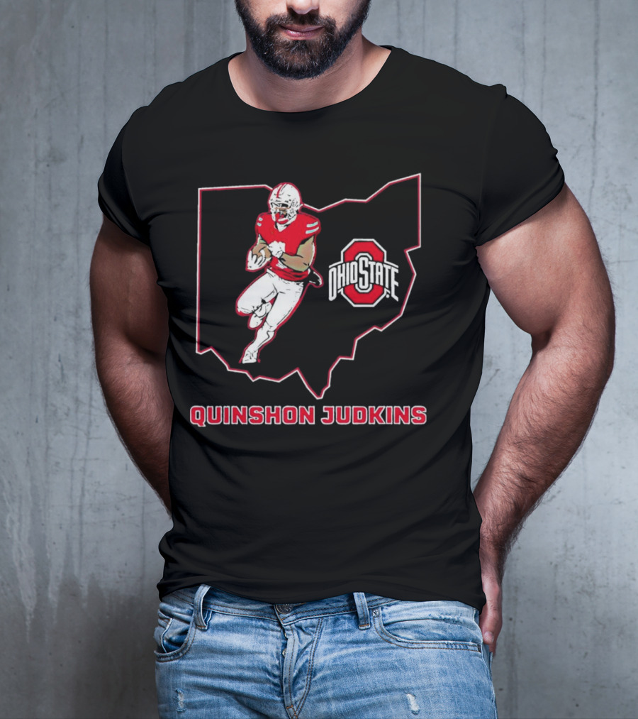 QUINSHON JUDKINS OHIO STATE BUCKEYES RUNNING BACK STAR T-Shirt