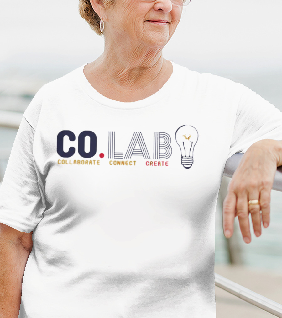 CO.LAB Collaborate Connect Create Light Bulb T-Shirt