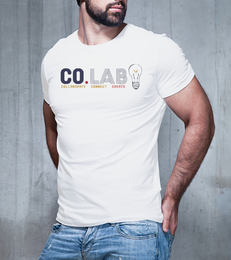 CO.LAB Collaborate Connect Create Light Bulb T-Shirt