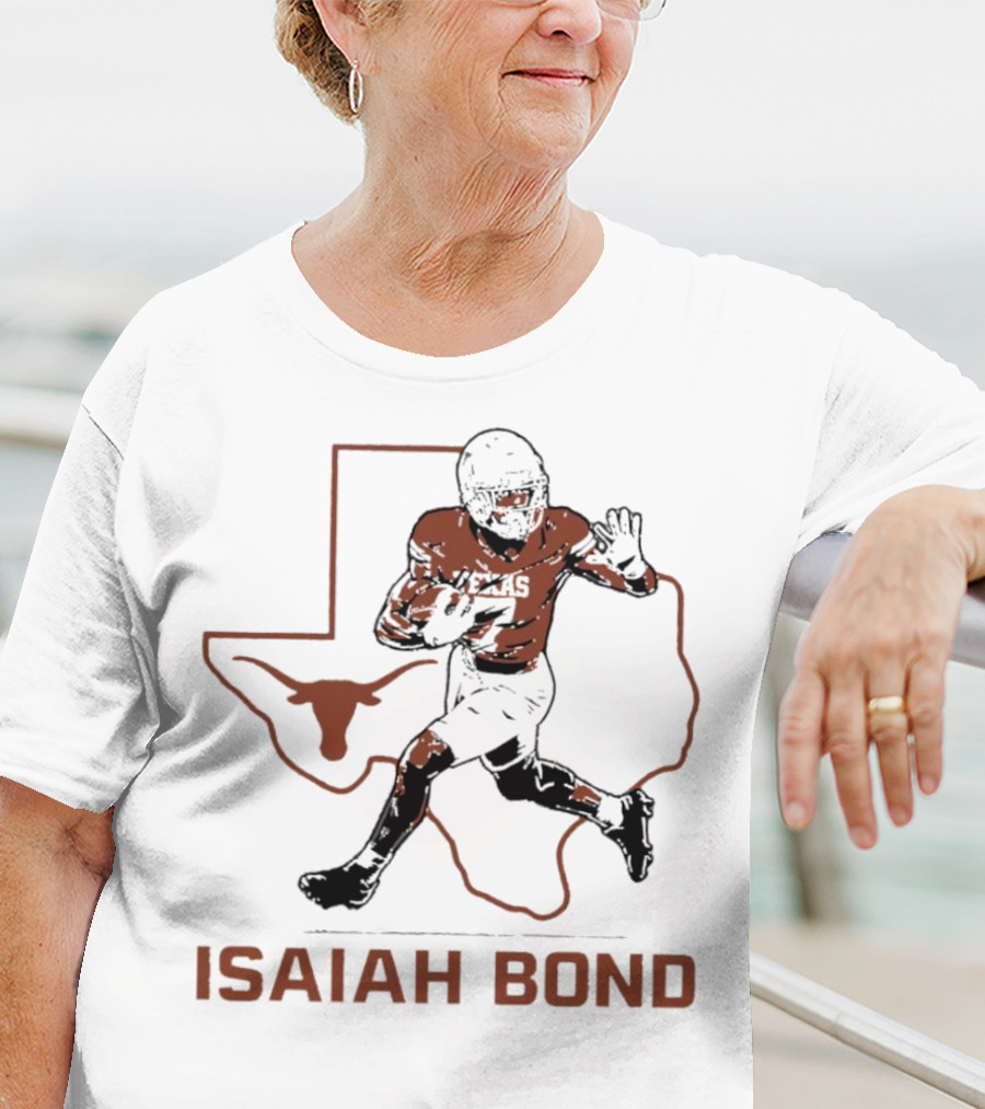 Isaiah Bond Texas Longhorns Football Running Back Star T-Shirt