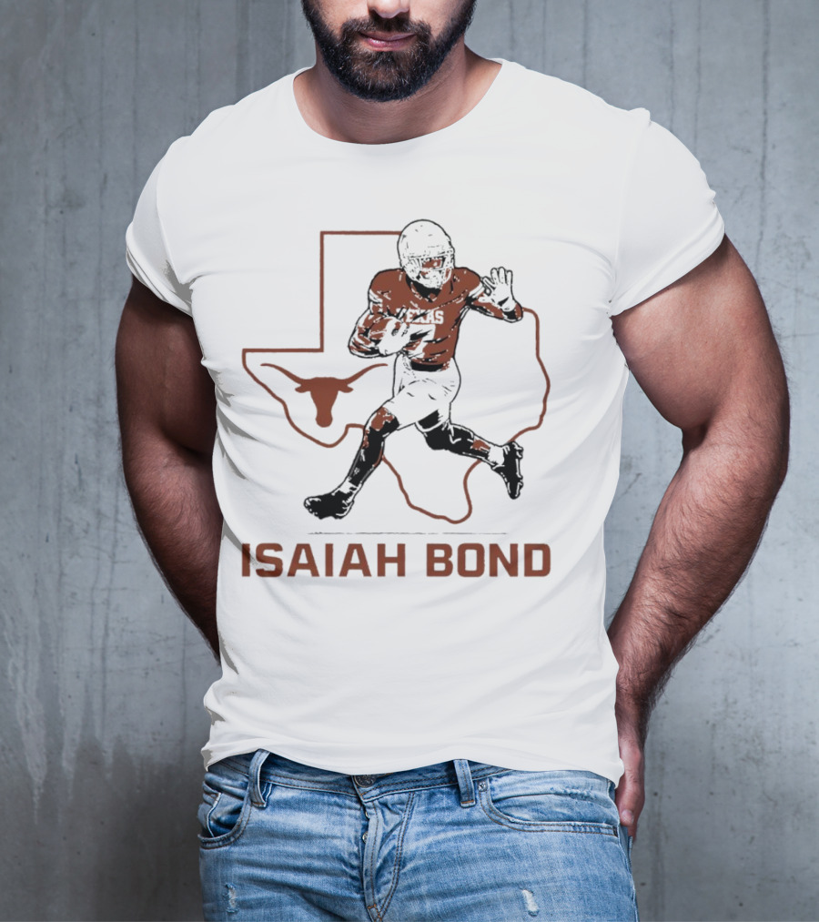 Isaiah Bond Texas Longhorns Football Running Back Star T-Shirt