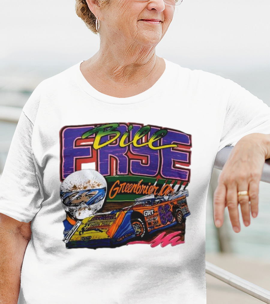 Bill Frye Greenbrier No.66 Dirt Late Model Car GRT Racing T-Shirt