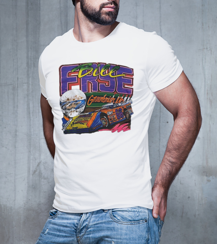 Bill Frye Greenbrier No.66 Dirt Late Model Car GRT Racing T-Shirt