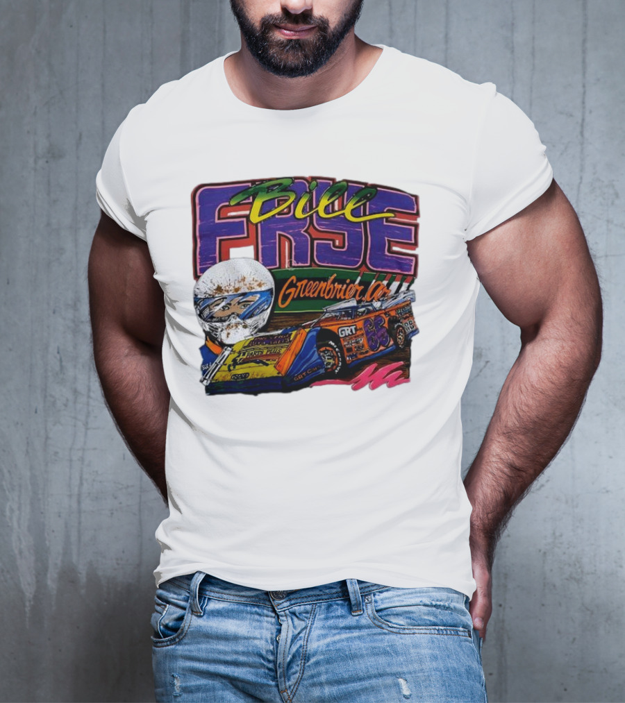 Bill Frye Greenbrier No.66 Dirt Late Model Car GRT Racing T-Shirt