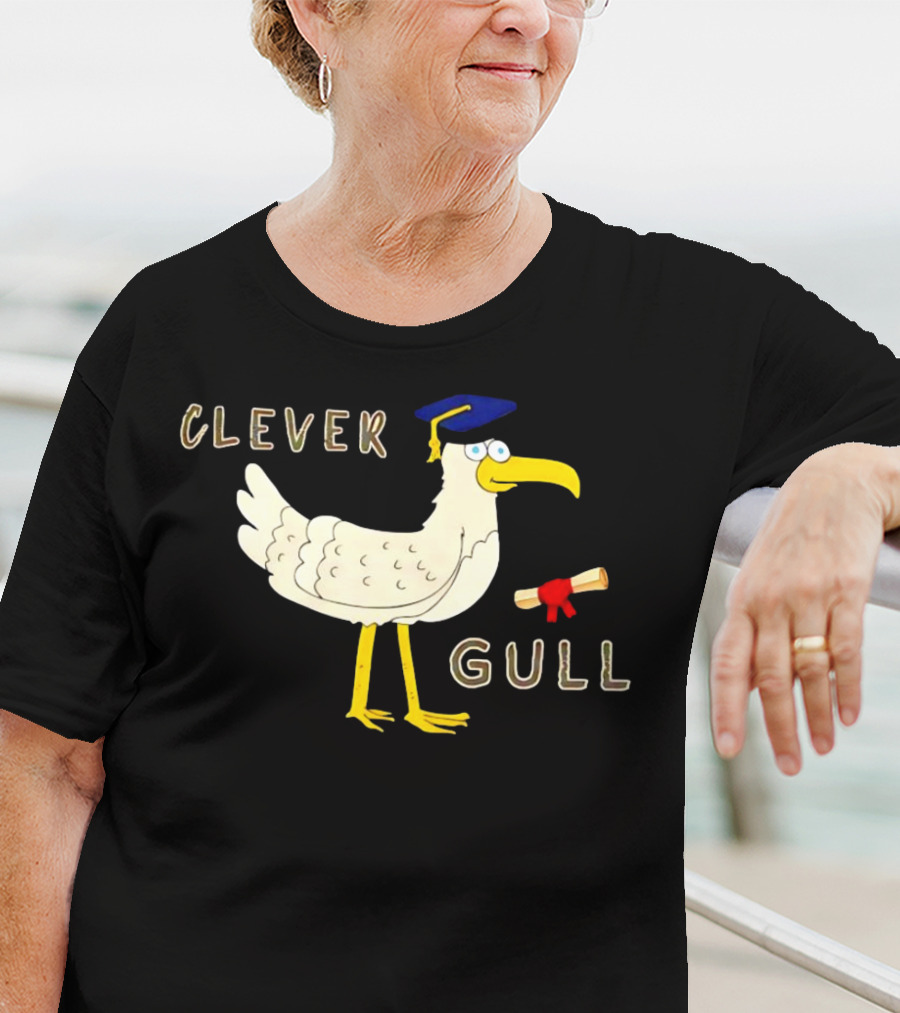 Clever Gull Graduation Humor Supersoft T-Shirt