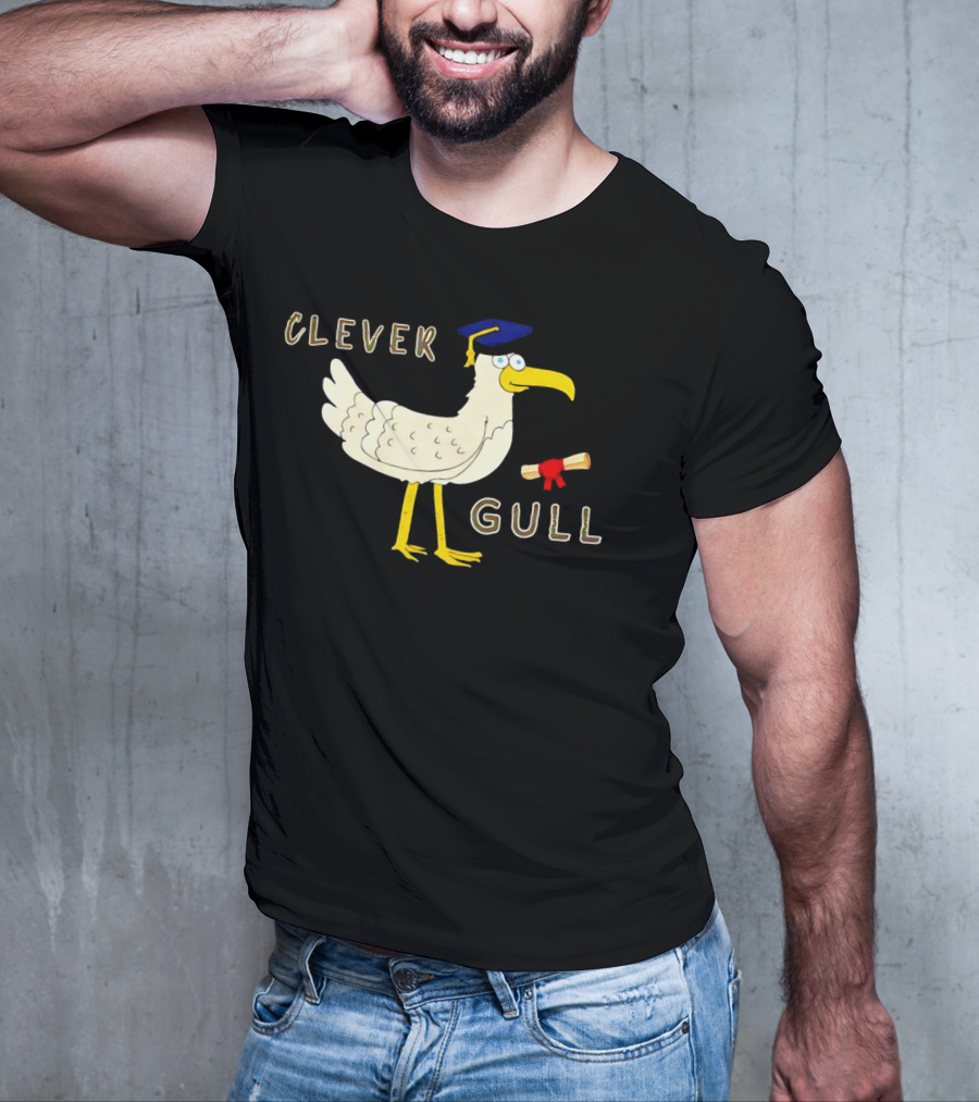 Clever Gull Graduation Humor Supersoft T-Shirt
