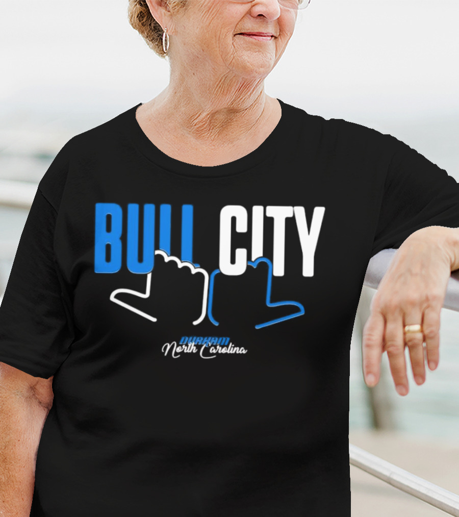 Durham North Carolina Bull City Hands T-Shirt