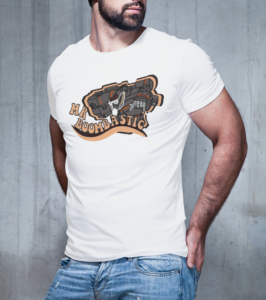MR BOOMBASTIC Robot Design With Futuristic Mech Elements T-Shirt