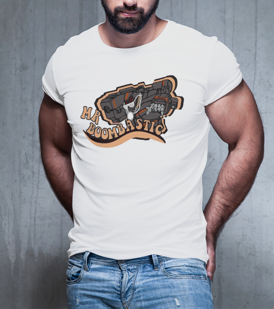 MR BOOMBASTIC Robot Design With Futuristic Mech Elements T-Shirt