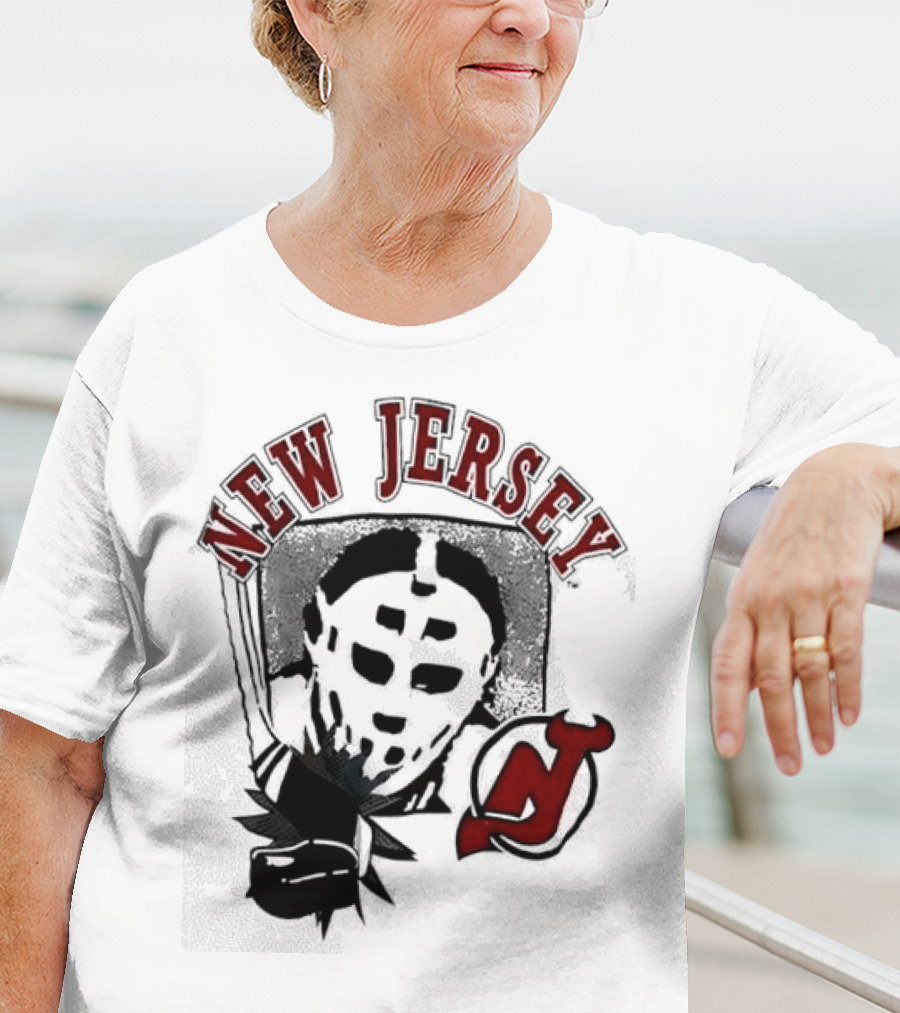 New Jersey Devils Retro Goalie Mask T-Shirt
