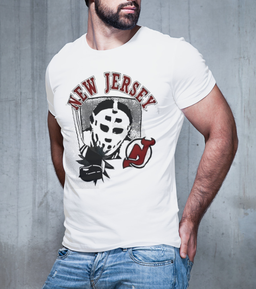 New Jersey Devils Retro Goalie Mask T-Shirt