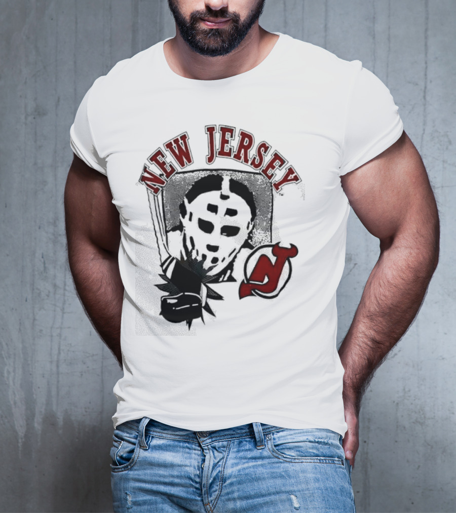 New Jersey Devils Retro Goalie Mask T-Shirt