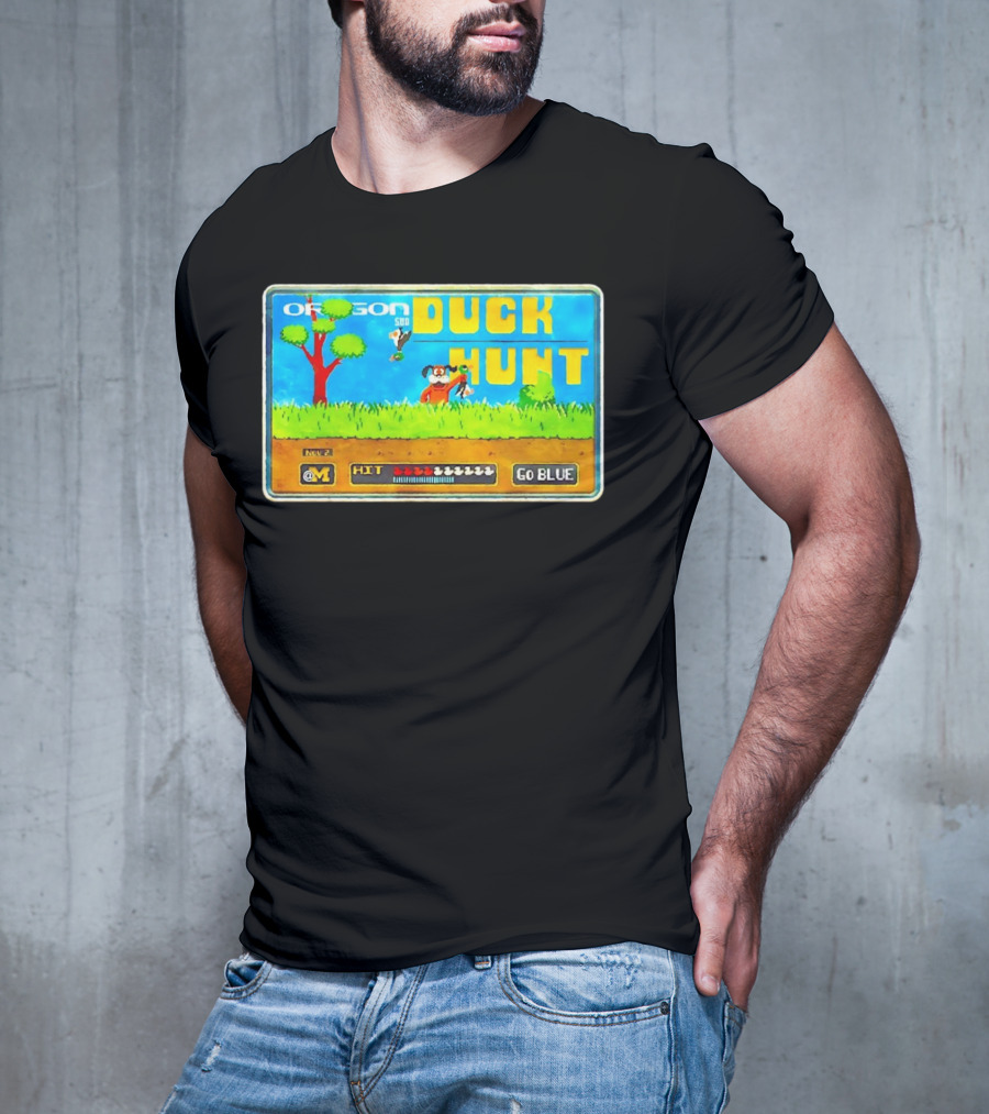 OREGON GAMEDAY DUCK HUNT GO BLUE T-Shirt