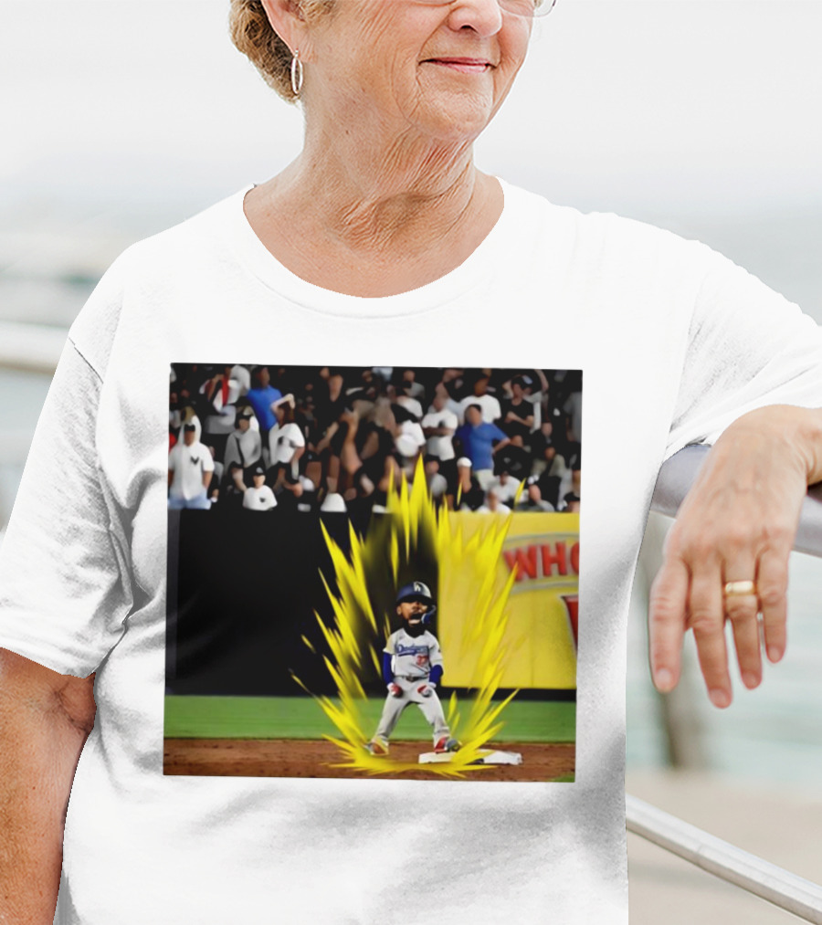 Teoscar Hernández Dodgers Super Saiyan Walk-Off Moment T-Shirt