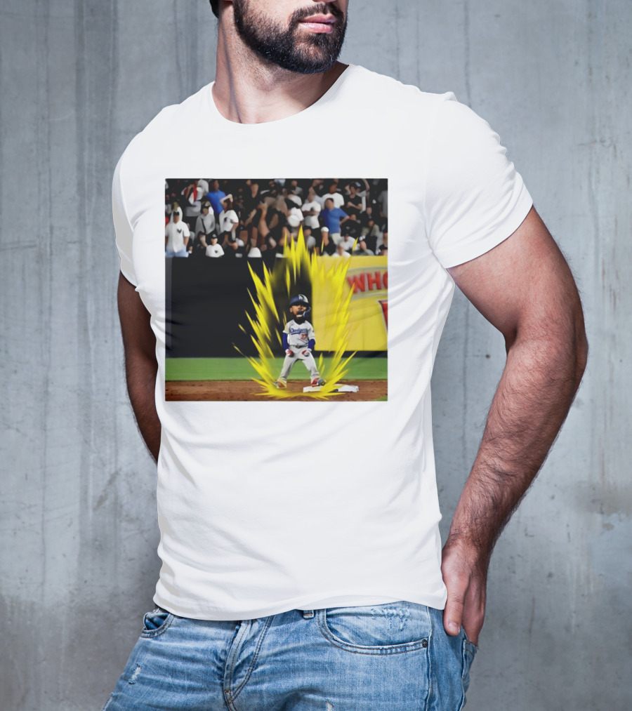 Teoscar Hernández Dodgers Super Saiyan Walk-Off Moment T-Shirt
